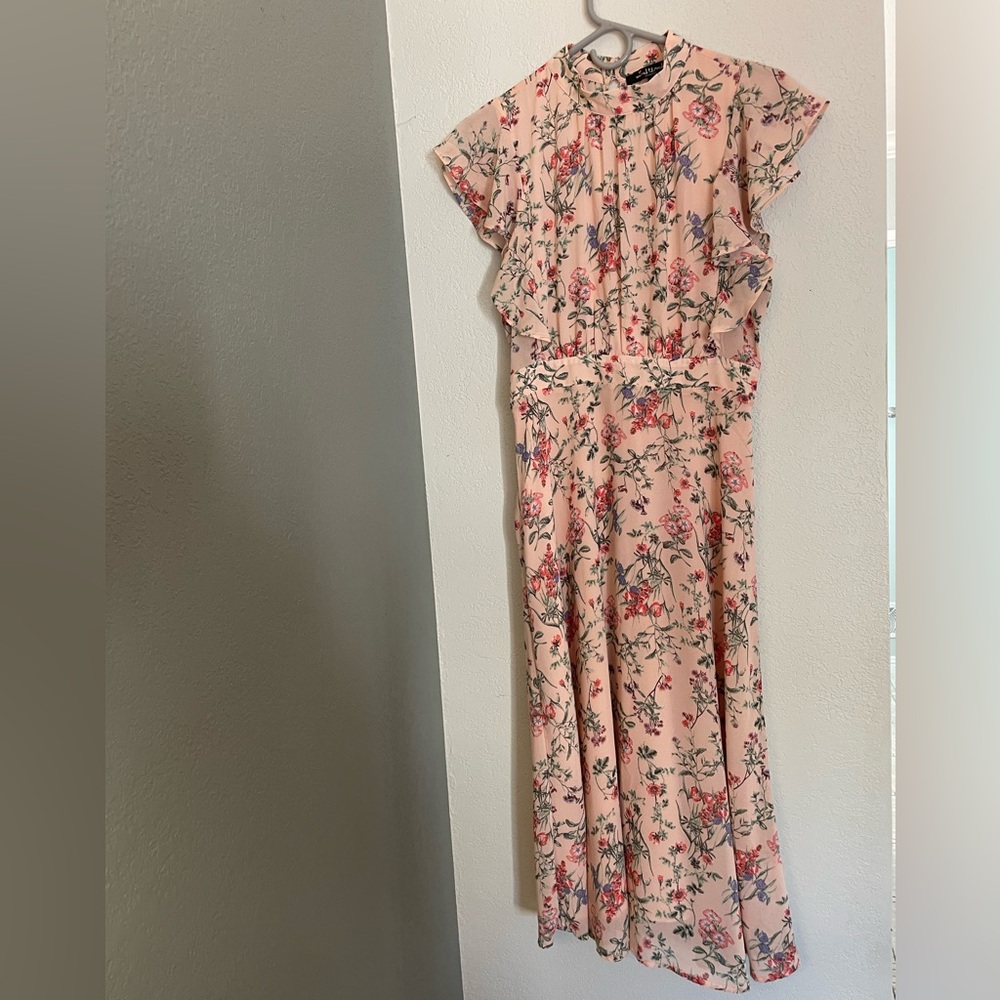 Floral light pink Dress